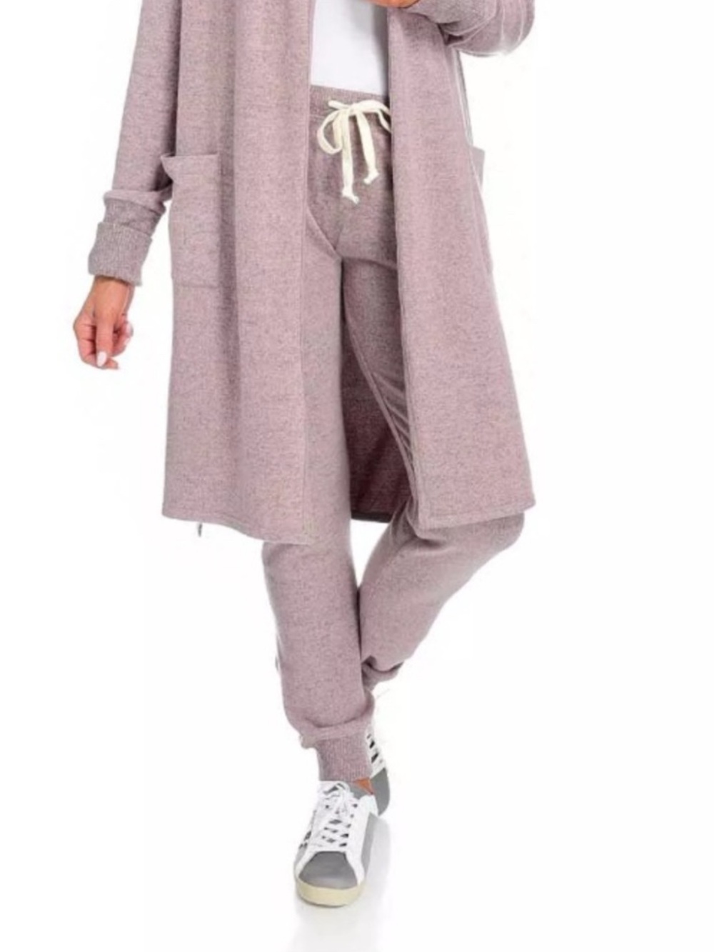 Theo and Spence Yummy Pocket Brushed Knit Joggers-XL